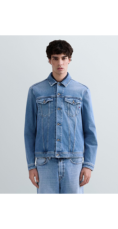 ストレッチデニムジャケット